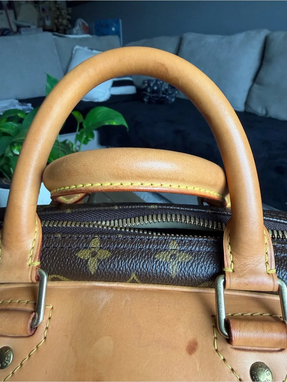 Louis Vuitton Evasion Travel Tote with COA